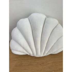 Simulation Shell Pillow Cushion Doll Nap Pillow (Option: White-M)