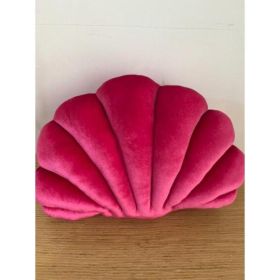 Simulation Shell Pillow Cushion Doll Nap Pillow (Option: Rose Red-M)