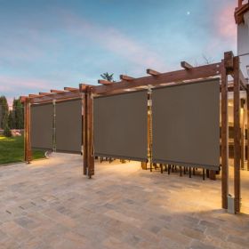 8'X8' Mocha HDPE Spliced Roller Shutter (Option: defaulttitle)